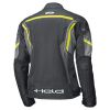 Held BAXLEY TOP dámská cestovní textilní bunda šedá/černá/fluo-žlutá vel.D3XL
